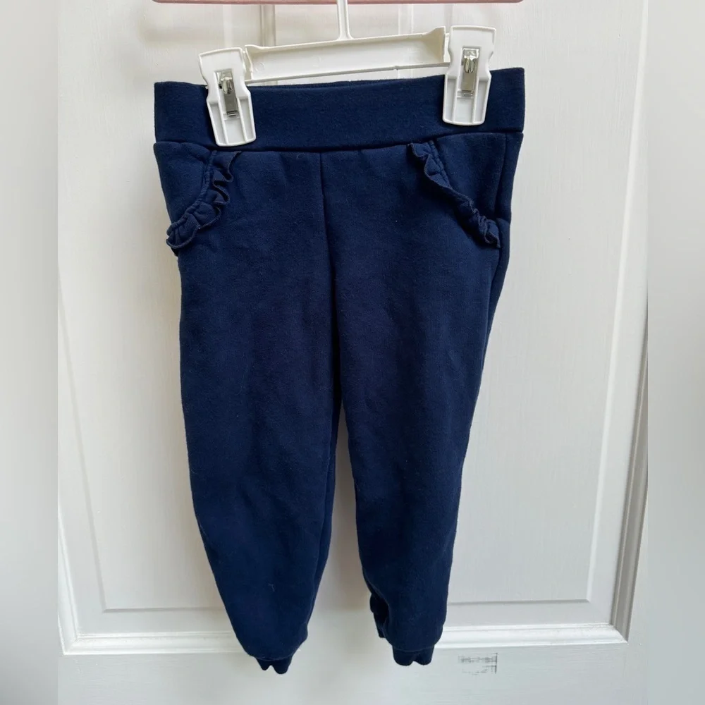 NWOT 2T Carter’s Girls Blue Fringe Sweat Pants